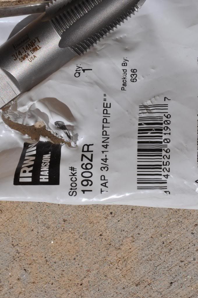 Stripped exhaust drain plug threads TeamTalk